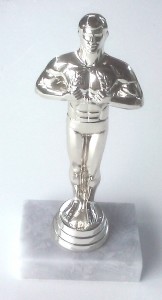 The most recognized trophy in the world, the Oscar statuette
