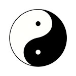 Positive and negative complimentary opposites - Yin Yang