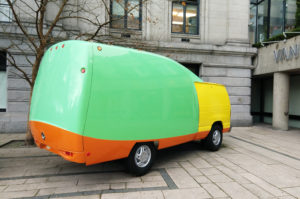 image of van used in affinity mapping brainstorm header image delightability website