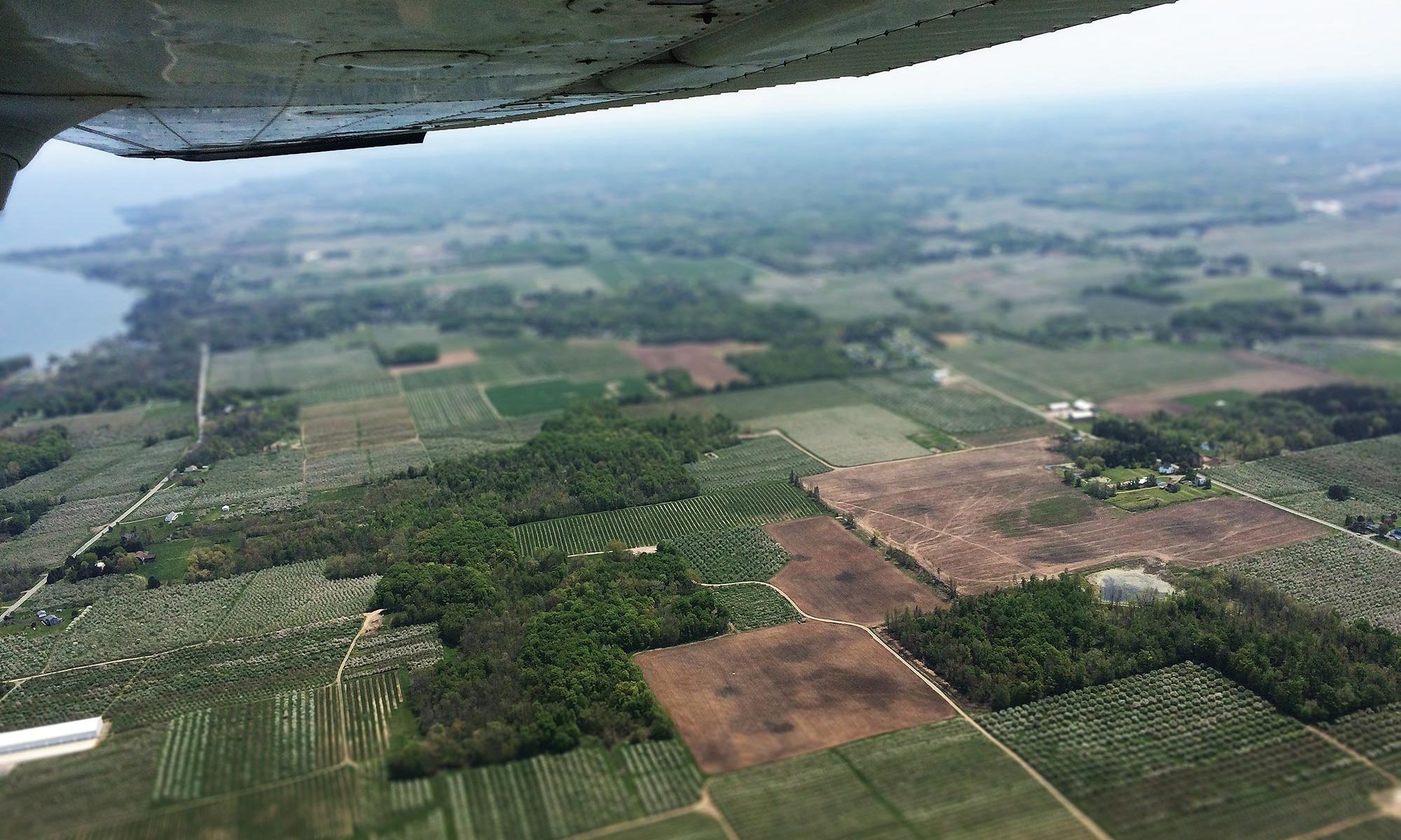 image of clear field from plane for negative target fixation blog post - Gregory Olson