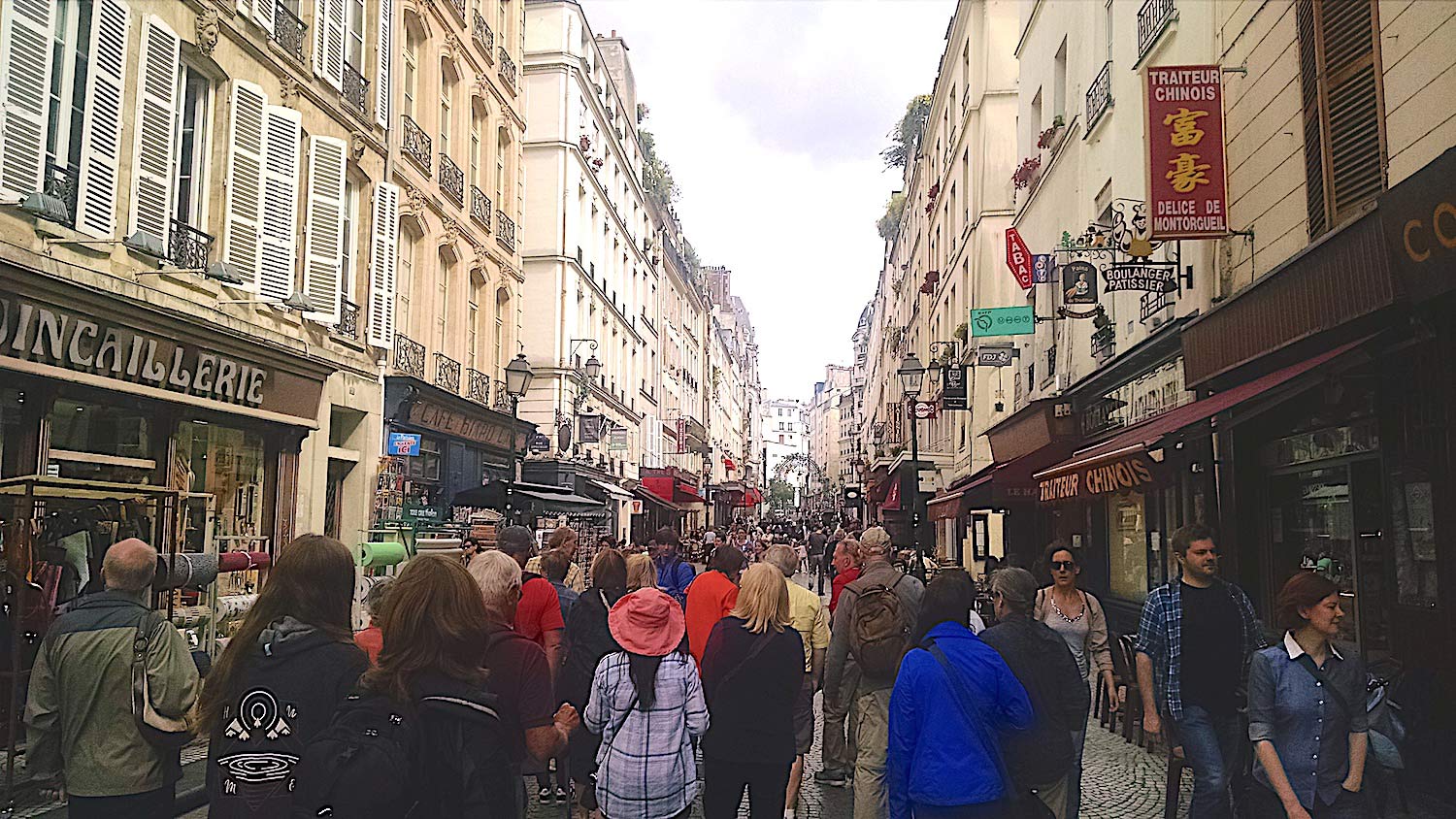 image of Market Street in Paris France - Delightability Rick Steves Tour