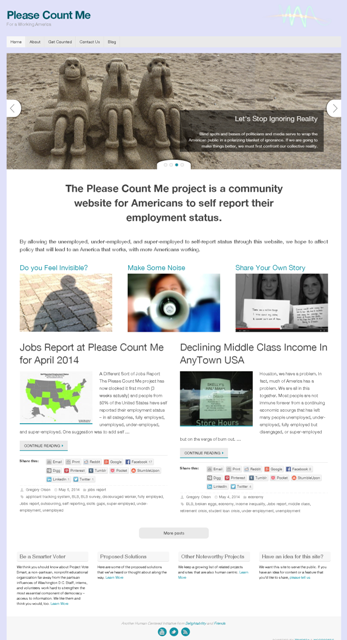 Please Count Me - Human Centered Community Project for Americans to Self Report Employment Status - Delightability
