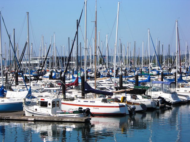 Boats in Port of Everett by Greg Olson from Delightability