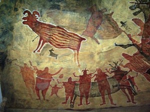 image showing early cave paintings by someone who discovered their inner designer