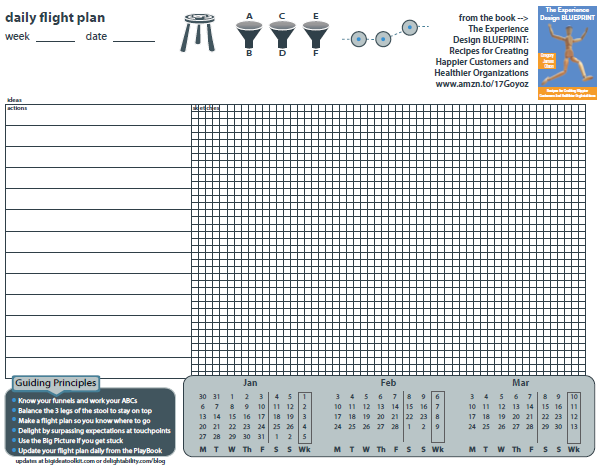 Q1 2014 Calendar Daily Flight Plan graphic - Click Image to Download full Size PDF from Delightability
